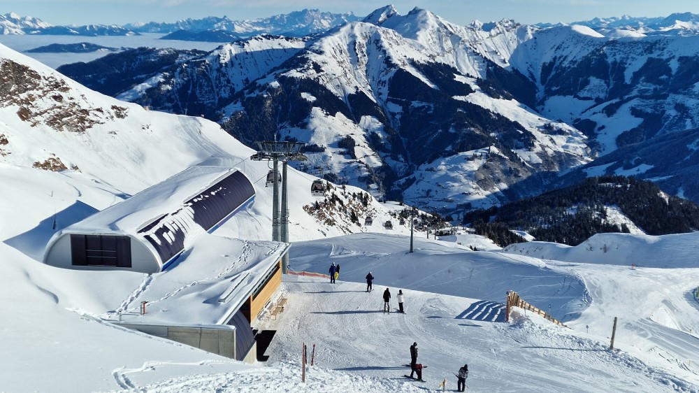 Het skigebied Raurisertal.